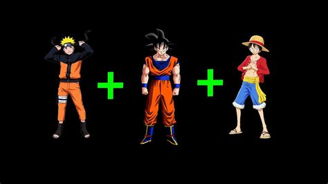 Goku Luffy Naruto Super Jumpforce Fusion Youtube