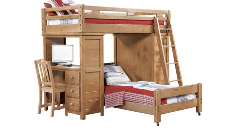 Set up your child's room with our wide range of kids bedroom furniture. Bunk Bedroom Sets - Rooms To Go - Creekside Taffy Twin ...