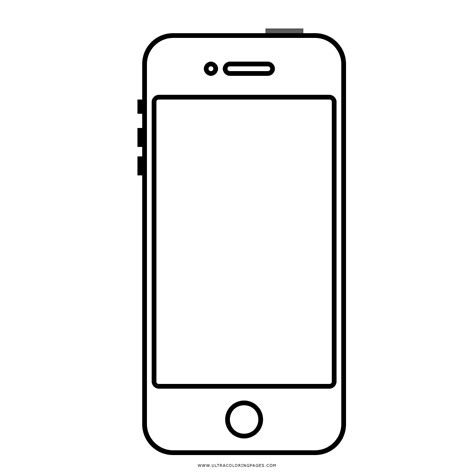 Iphone 5 Desenho Para Colorir - Ultra Coloring Pages