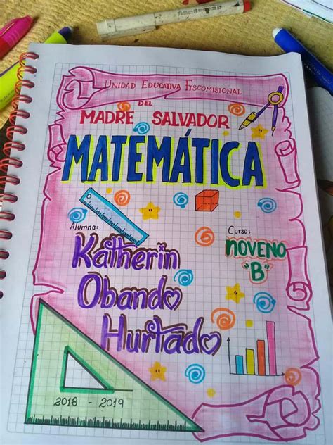 The Best 29 Bonitas Caratulas Para Matematicas Secundaria Faciles