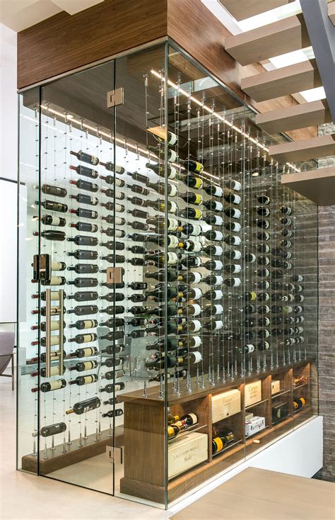 Cable Wine System Featuring The Label View Configuration Where The