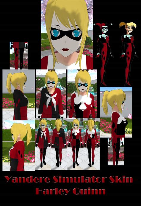 Yandere Simulator Harley Quinn Skin By Imaginaryalchemist On Deviantart