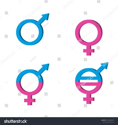 Gender Man Women Sex Equality Vector Stock Vector Royalty Free 1226682379 Shutterstock
