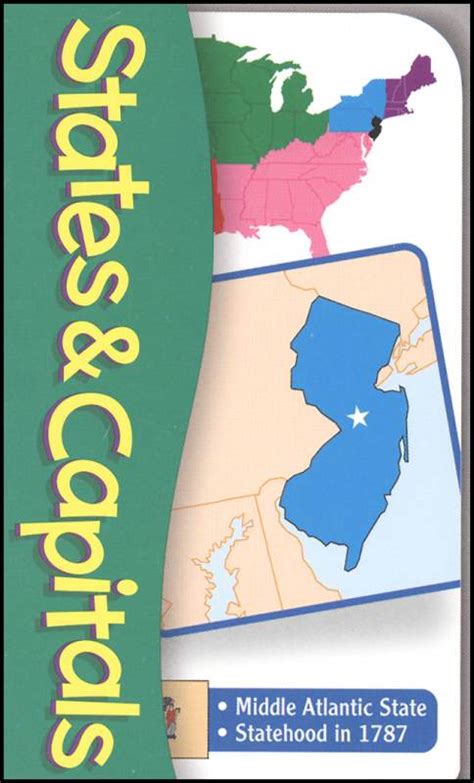 States And Capitals Pocket Flashcards Trend Enterprises 9781587920097