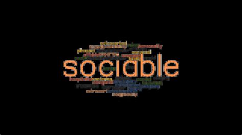 Sociable Definition Of Sociable By The Free Dictionary
