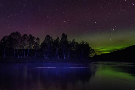 Body Of Water Nature Landscape Long Exposure Night Hd Wallpaper