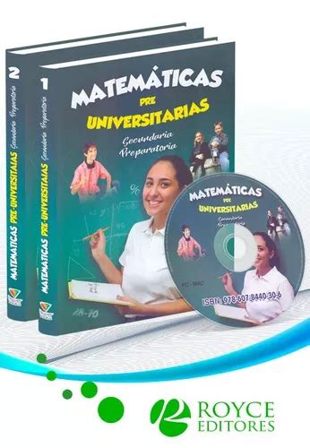 Matemáticas Preuniversitarias Secundaria Preparatoria Con Cd Envío Gratis