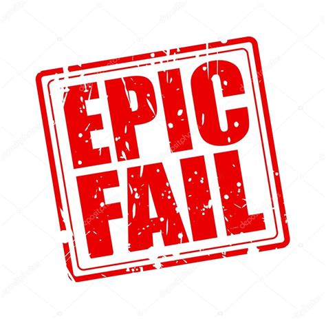Epic Fail Red Stamp Text Stock Vector By ©pockygallery 49640743