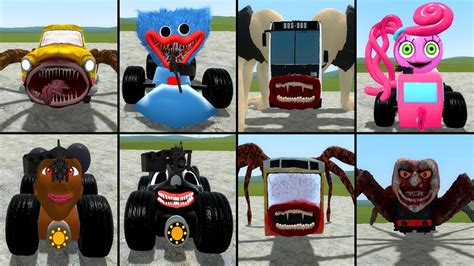 Old And New Update All Monster Thomas Car Eater Bus Eater Car Huggy