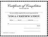 Yoga Certification Images