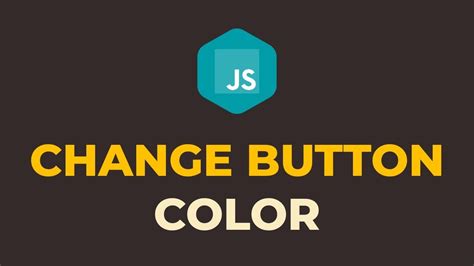 How To Change Button Color Onclick In Javascript