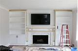 Spend some time studying this article, and learn how to build a fireplace. White Built-Ins Around the Fireplace: Before and After ...