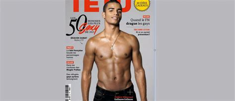 Brahim Zaibat élu Lhomme Le Plus Sexy De Lannée Par Le Magazine Gay Têtu Jean Marc Morandini