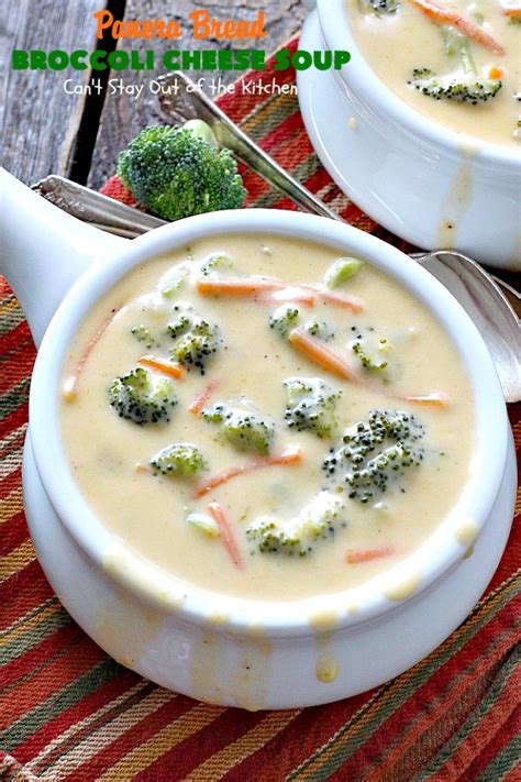 Panera Bread Broccoli Cheese Soup Cant Stay Out Of The