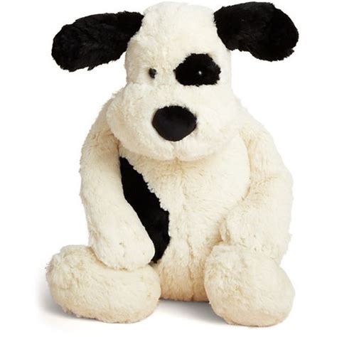 Jellycat Bashful Black And Cream Puppy Cats And Dogs