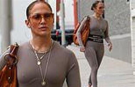 Jennifer Lopez 54 Puts On A Youthful Display Wearing Sculpting