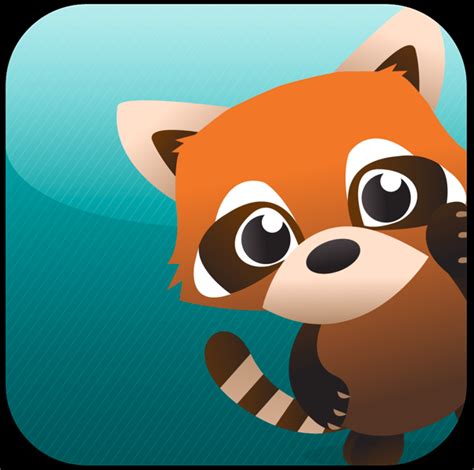 New Anomo App Logoisnt The Little Red Panda Cute Red Panda Cute