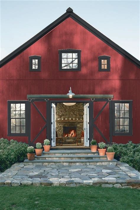 Exterior 2 Benjamin Moore Red House Exterior Exterior House Colors