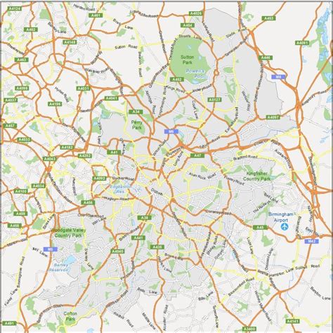 Map Of Birmingham England Gis Geography