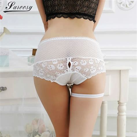 Aliexpress Com Buy Sexy Sheer Lace Underwear Open Back Panty Seamless