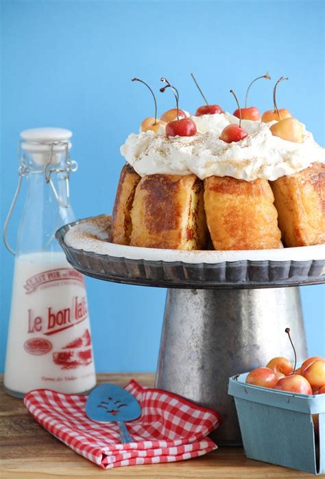 French Toasted Angel Food Cake Sprinkle Bakes
