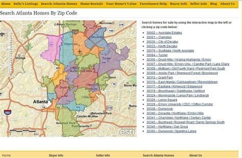 Atlanta Zip Codes Map London Top Attractions Map