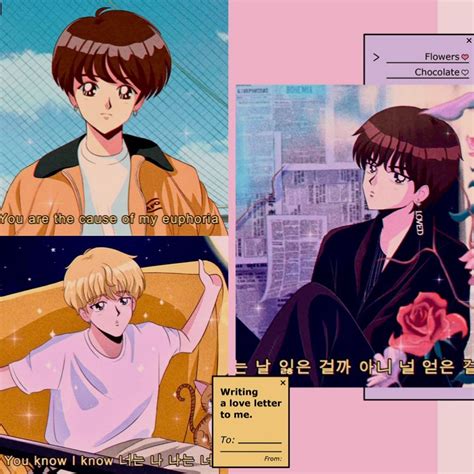 Bts As A 90s Anime 💖 On We Heart It