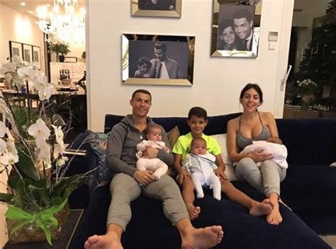 Cristiano Ronaldo And Georgina Rodriguez Have A Pool Day With Their Twins
