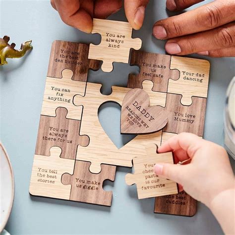 Personalised Reasons I Love You Wooden Jigsaw Puzzle By Wood Paper