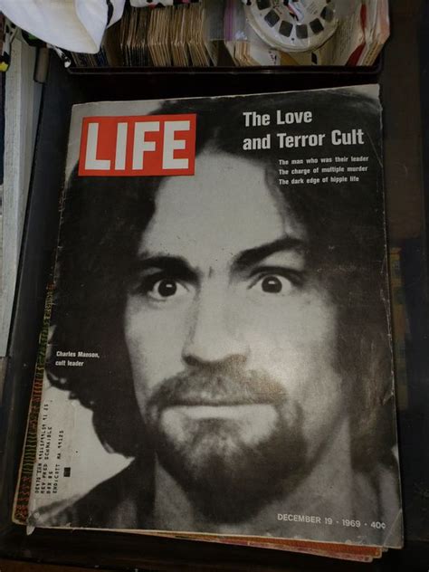 Charles Manson Life Magazine Addressed To A Reverend For Sale In