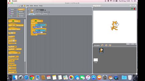 Scratch Tutorial 4 Moving Sprite Youtube