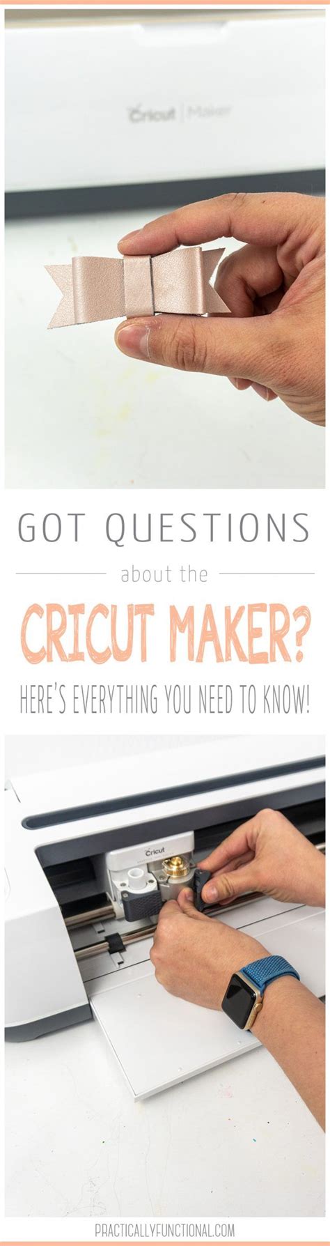 Someone Is Using A Cricut Maker To Make A Square Piece Of Paper With The Words Got Questions