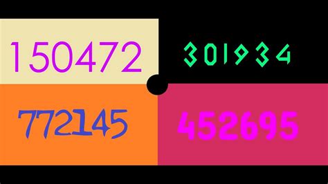 Colorful Numbers 0 To 1000000 Hd Fonts Youtube