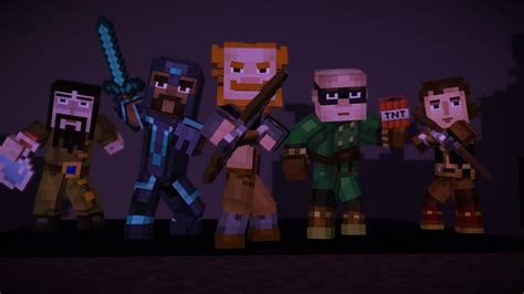 Screenshots For Minecraft Story Mode Episode 4 A Block And A Hard