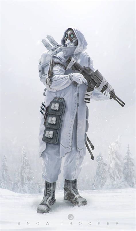Snow Trooper By Simonfetscher Sci Fi Sci Fi Concept Art Sci Fi