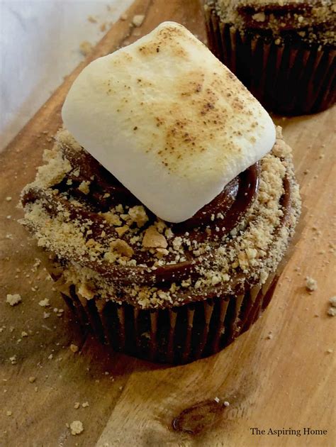 Super Simple Smore Cupcake Recipe Using A Basic Cake Mix