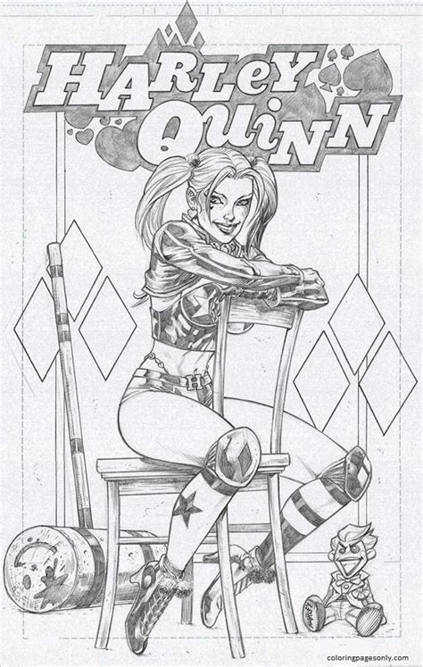 15 Joker And Harley Quinn Coloring Pageselves Coloring Pages Ideas
