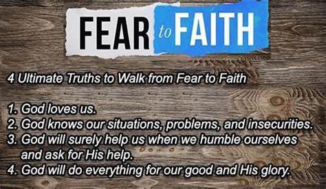 25 Bible Verses About Fear Overcome Fear With Faith