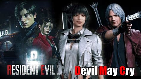 Resident Evil 2 Remake Devil May Cry Dante And Lady Youtube