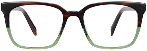 Hughes Eyeglasses In Green Garnet Fade Warby Parker