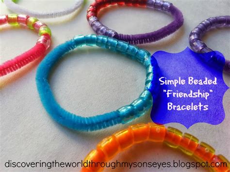 Simple Friendship Bead Bracelet Discovering The World Through My