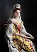 Empress Alexandra Feodorovna of Russia in court... - Bringing black and ...