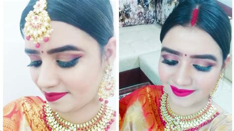 Natural rosy brown makeup for parties/weddings! Indian wedding guest makeup look - YouTube