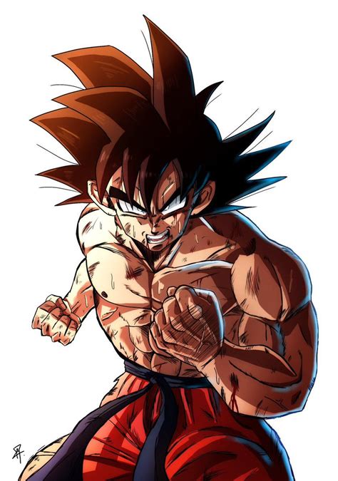 However, goku is the only person ever to use it successfully. Goku kaioken | Dibujo de goku, Personajes de dragon ball ...