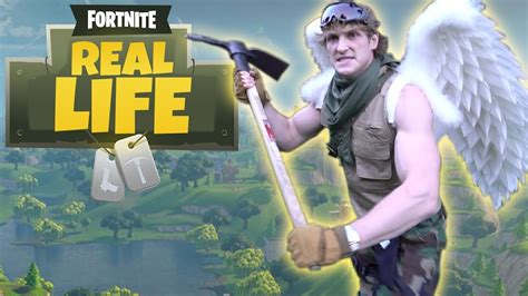 Lexa is an epic outfit in fortnite: LOGAN PAUL DOES FORTNITE IN REAL LIFE! - YouTube