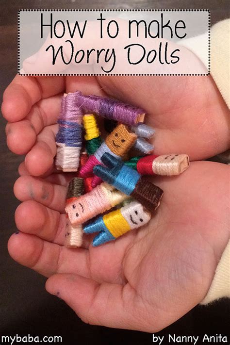 Make Your Own Worry Dolls Worry Dolls Easy Arts And Crafts Crafts