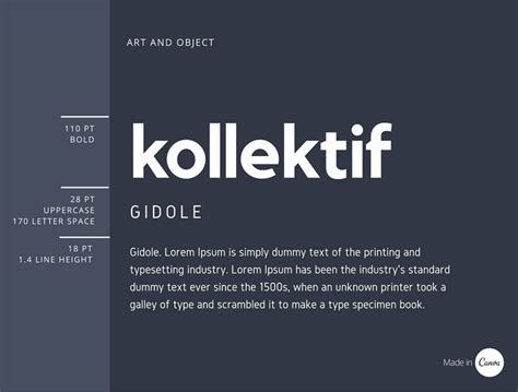 Canvas Ultimate Guide To Font Pairing Tipografía Fuentes De Texto Y