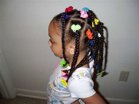 Black Little Girl Hairstyles Ponytails Girls Hair Tv Cute Kids