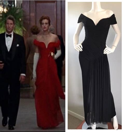 Julia Roberts Vicky Tiel Couture Pretty Woman Black Off The