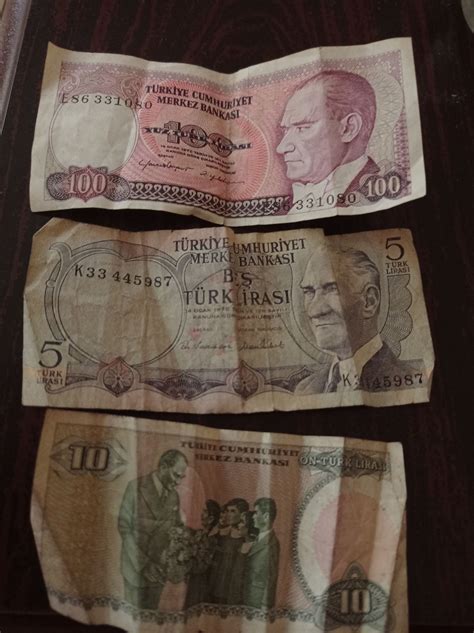 1970 basım 100 5 10 Türk lirası hepsiantika com